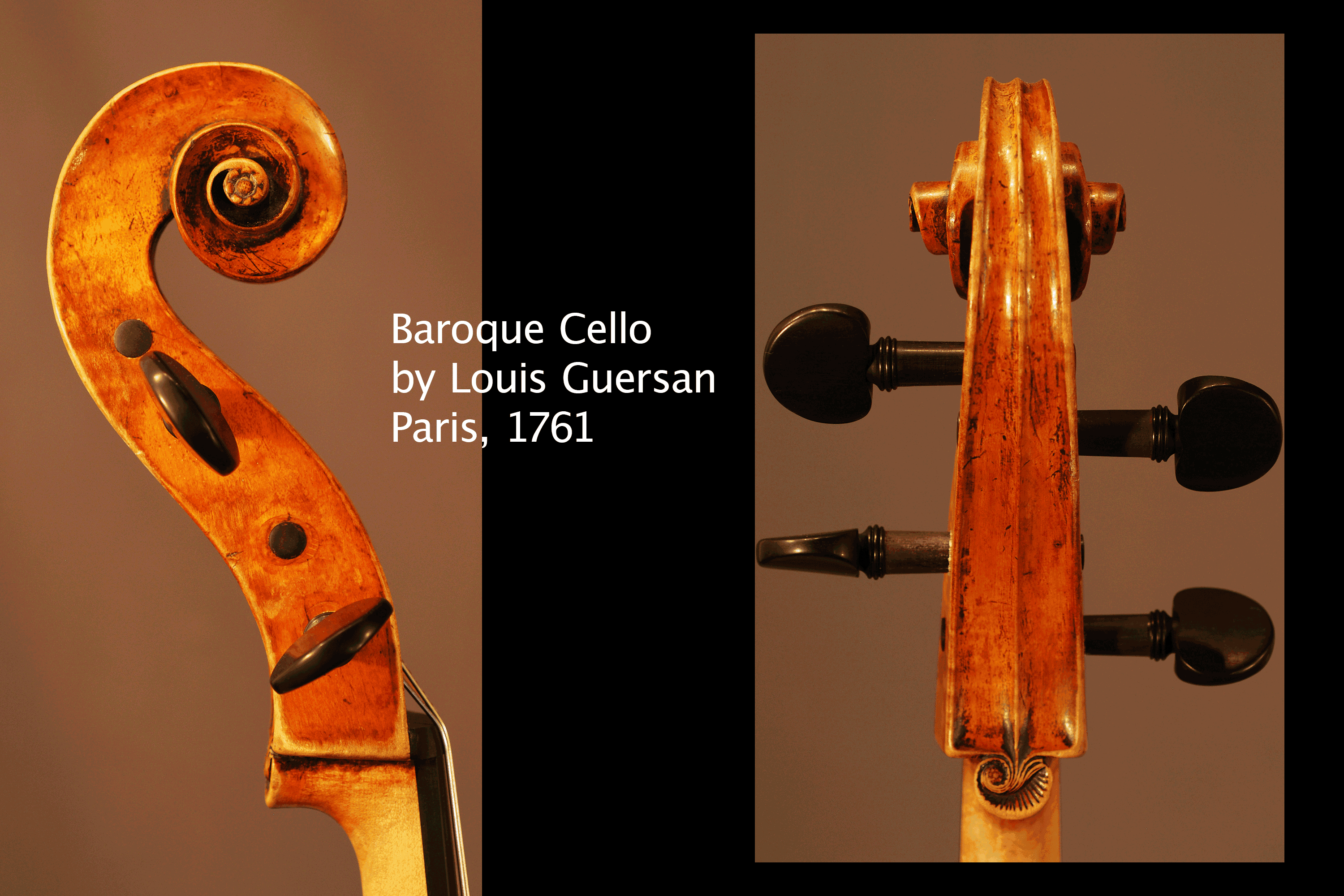 Violoncello Gand Frères — Detail