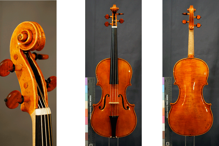 Violamodell Guersan — Vorlage: Ludovicus Guersan, Paris 1770